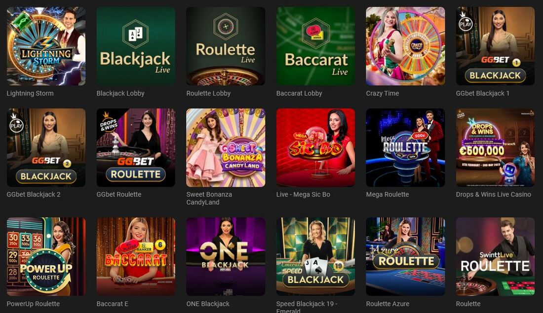 Live Casino GGBET
