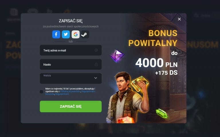 GGBET Casino bonus powitalny